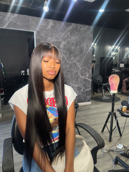 Straight Wig (180% Density)